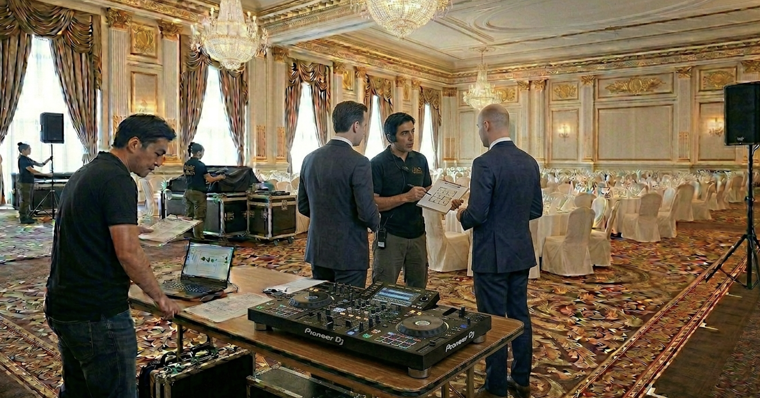 レイアウト設計から音の臨場感も事前設計を綿密に行います